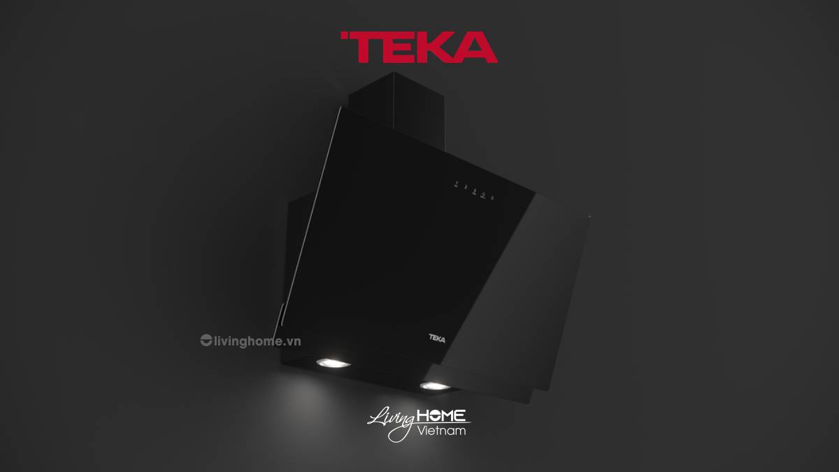 Máy hút mùi Teka DVN 77050 TTC BK áp tường màu đen thanh lịch sang trọng