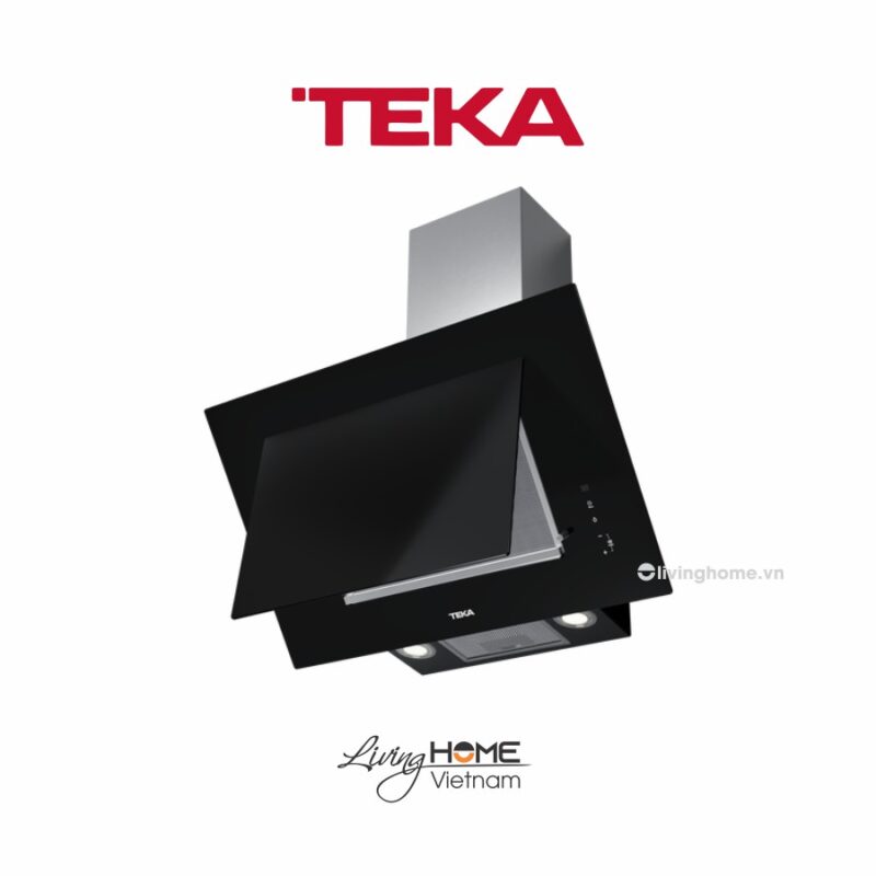 Máy hút mùi Teka DVT Pro 78660 TBS áp tường màu đen đẳng cấp điều khiển cảm ứng