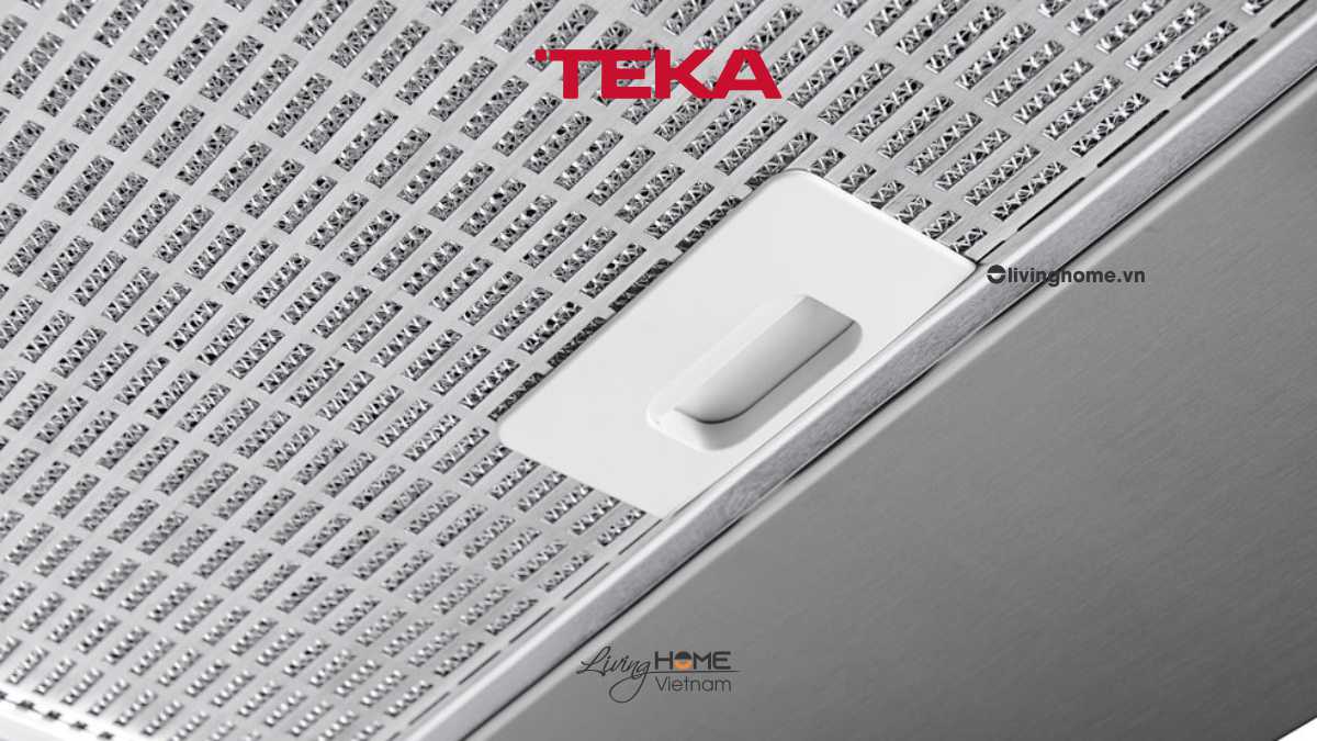 Máy hút mùi Teka NC 780 áp tường thiết kế kính cong mềm mại sang trọng