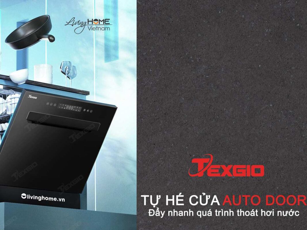 Máy rửa chén Texgio TG-TGWFD78GB