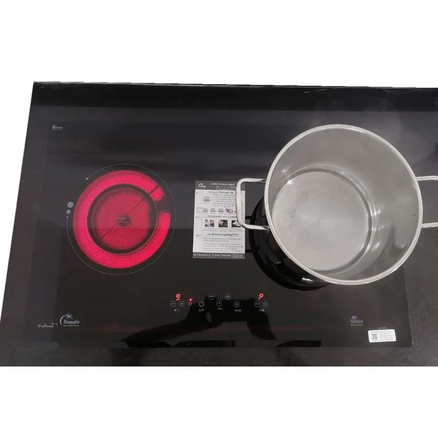 Bếp Điện Từ Tomate GH 027IH 72CM 1 Điện 1 Từ Kính NEG Nhật Bản 6 Bếp Điện Từ Tomate GH 027IH 72CM 1 Điện 1 Từ Kính NEG Nhật Bản