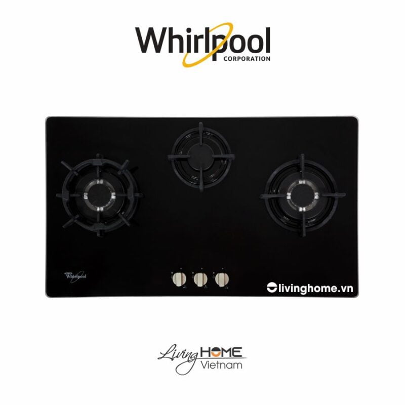 Bếp Gas Âm Whirlpool AKC930C/BLV, 90cm, Mâm SABAF Ý