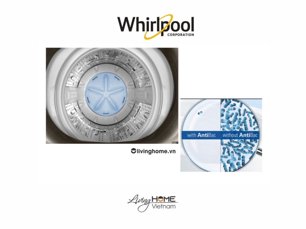 Máy giặt Whirlpool VWIID11502FG cửa trên 11.5kg xám 