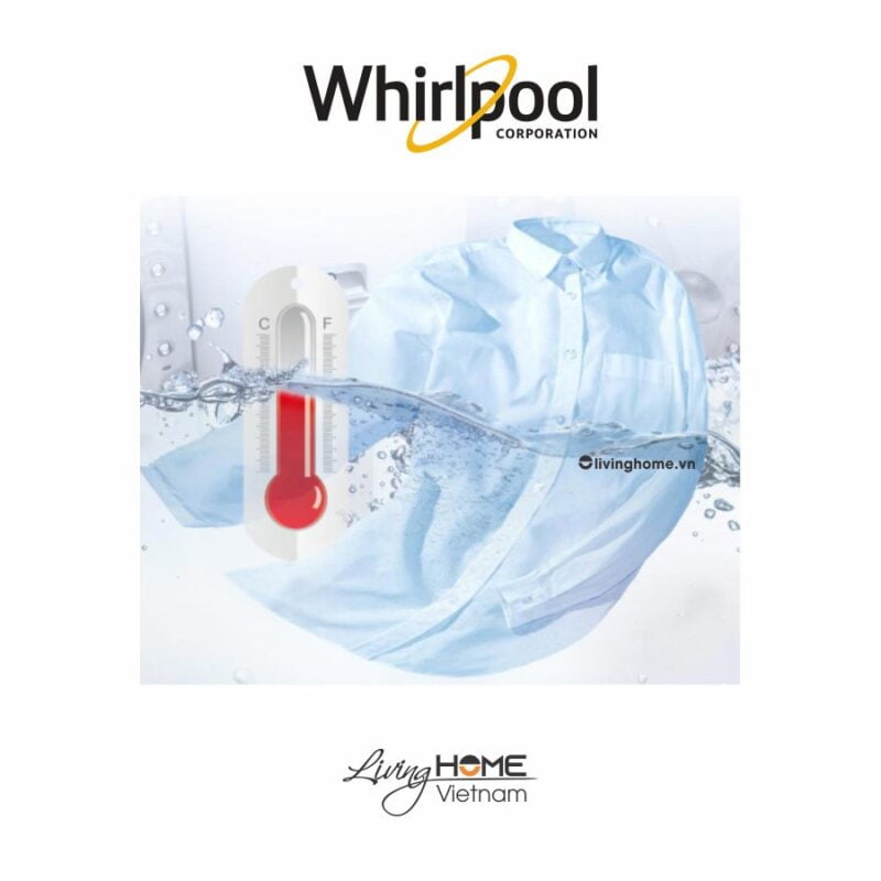 Máy giặt Whirlpool VWVD9502FG cửa trên 9.5kg xám