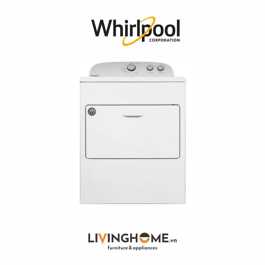 Máy sấy Whirlpool 3LWED4815FW 15 Kg dung tích lớn tiện lợi