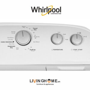 Máy sấy Whirlpool 3LWED4815FW 15 Kg dung tích lớn tiện lợi