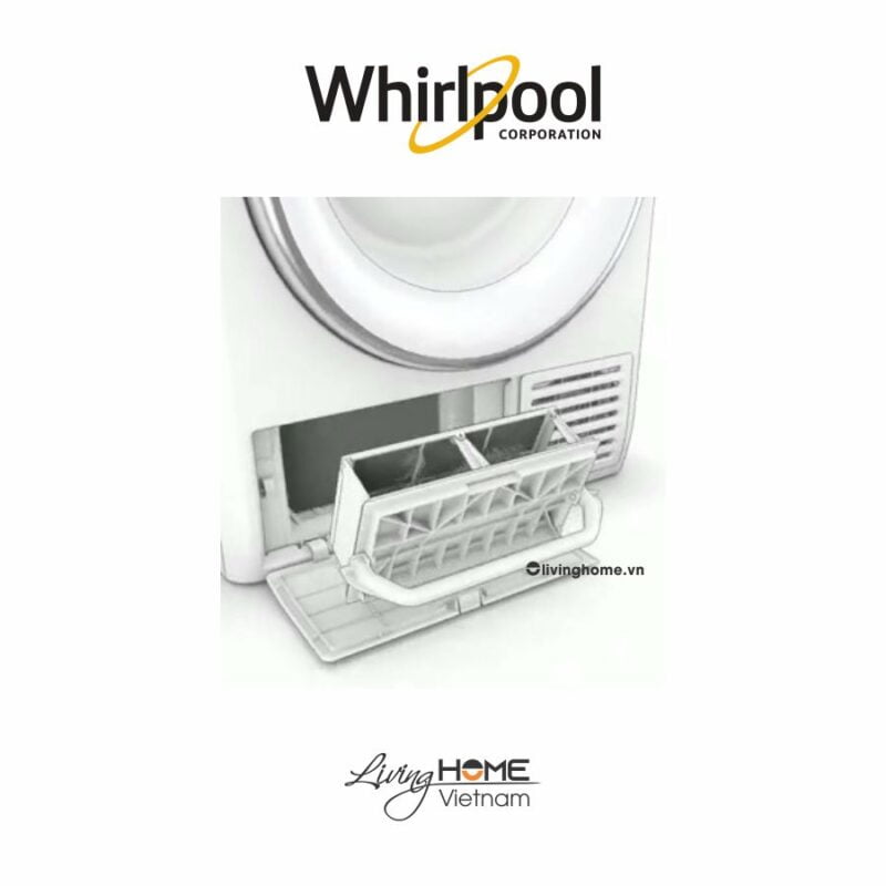Máy sấy Whirlpool FFT CM11 8XB EE ngưng tụ +8kg trắng