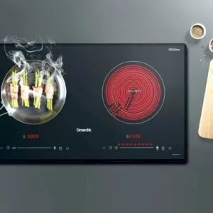 Bếp Điện Từ Dmestik ML 921 DKT, 73cm, 1 Điện 1 Từ, Mặt Kính Kanger