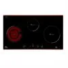Bếp Điện Từ Tomate TOM 03IR, 77CM, 2 Từ 1 Điện, Mặt Kính Schott Ceran