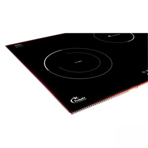 Bếp Điện Từ Tomate TOM 03IR, 77CM, 2 Từ 1 Điện, Mặt Kính Schott Ceran