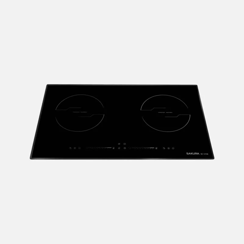 Bếp Từ Đôi Sakura SE-1270B, 2 Từ, 73cm, Kính Ceramic 18 Bếp Từ Đôi SAKURA SE-1270B