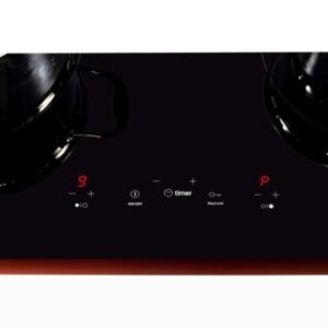 Bếp Từ Tomate TOM 02I-7T, 2 Từ, 72CM, Kính Schott Ceran