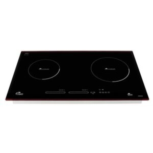 Bếp Từ Tomate TOM 02I-G8, 2 Từ, 72CM, Mặt Kính Schott Ceran