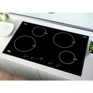 Bếp từ Tomate TOM 04IP, 4 Từ, 77CM, Mặt Kính Schott Ceran