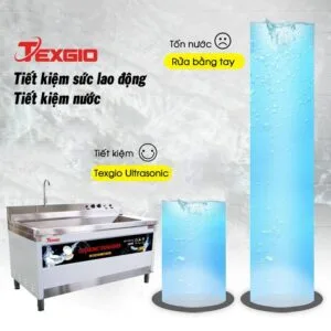 Máy Rửa Chén Bát Công Nghiệp Texgio Ultrasonic TGU-1000XS
