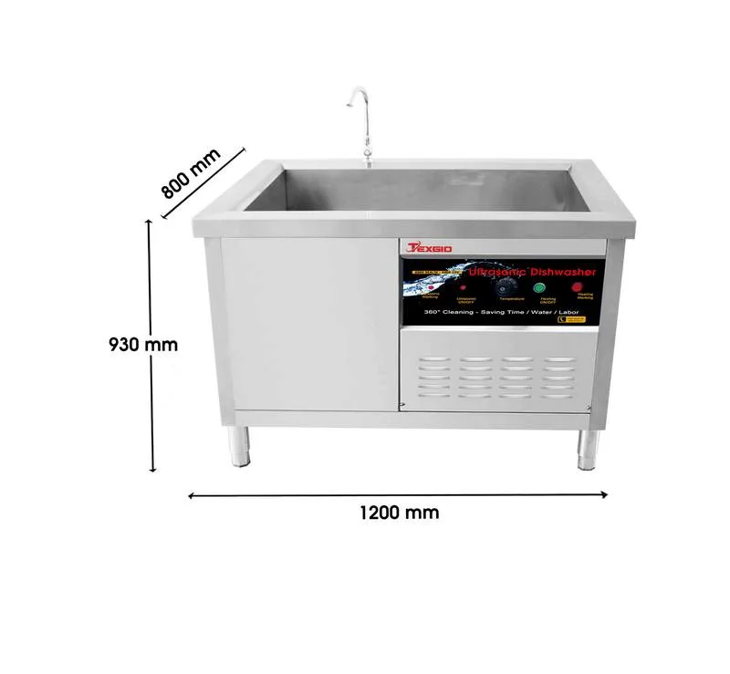 Máy Rửa Chén Bát Công Nghiệp Texgio Ultrasonic TGU-1200SS 12 Máy Rửa Chén Bát Công Nghiệp Texgio Ultrasonic TGU-1200SS