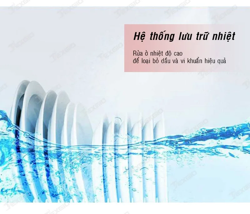 Máy Rửa Chén Bát Công Nghiệp Texgio Ultrasonic TGU-1800SD