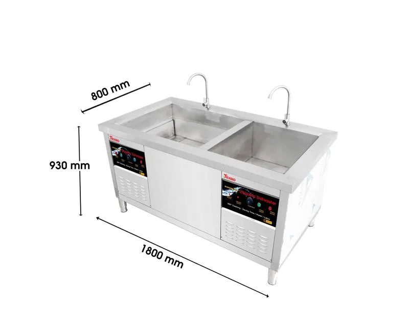 Máy Rửa Chén Bát Công Nghiệp Texgio Ultrasonic TGU-1800SD