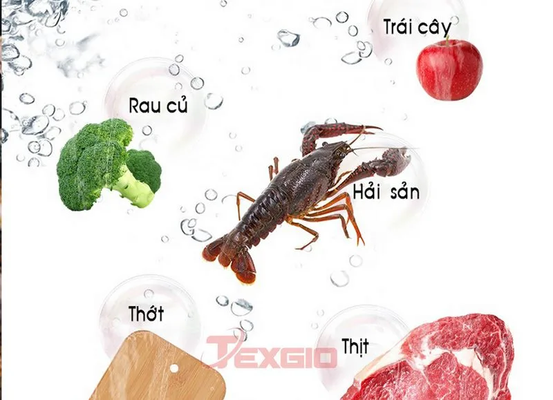Máy Rửa Chén Bát Công Nghiệp Texgio Ultrasonic TGU-2000XD