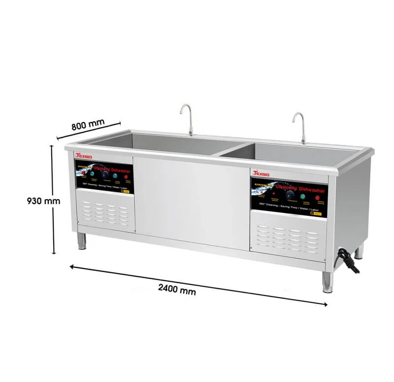 Máy Rửa Chén Bát Công Nghiệp Texgio Ultrasonic TGU-2400SD 12 Máy Rửa Chén Bát Công Nghiệp Texgio Ultrasonic TGU-2400SD