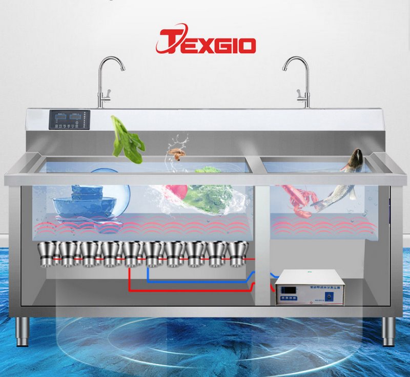 Máy Rửa Chén Bát Công Nghiệp Texgio Ultrasonic TGU-2400XD