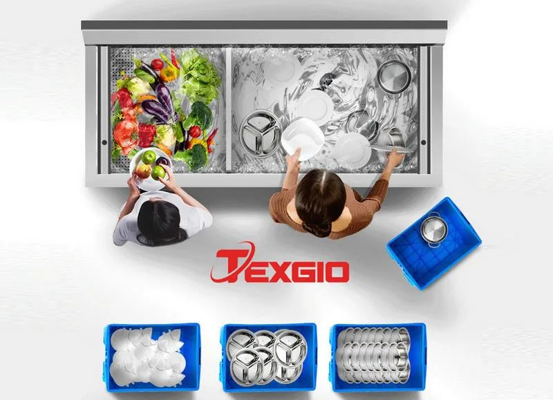 Máy Rửa Chén Bát Công Nghiệp Texgio Ultrasonic TGU-2400XD