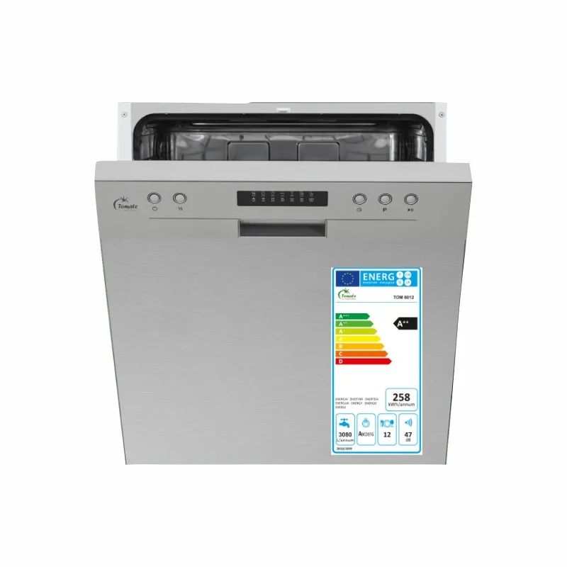 Máy Rửa Chén Bát Tomate TOM 6012, 12 Bộ, Âm Tủ 4 Máy Rửa Chén Bát Tomate TOM 6012, 12 Bộ, Âm Tủ