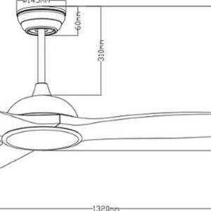 Quạt Trần Hunter Evolve 2405 7 QUẠT TRẦN MỸ EVOLVE-2405