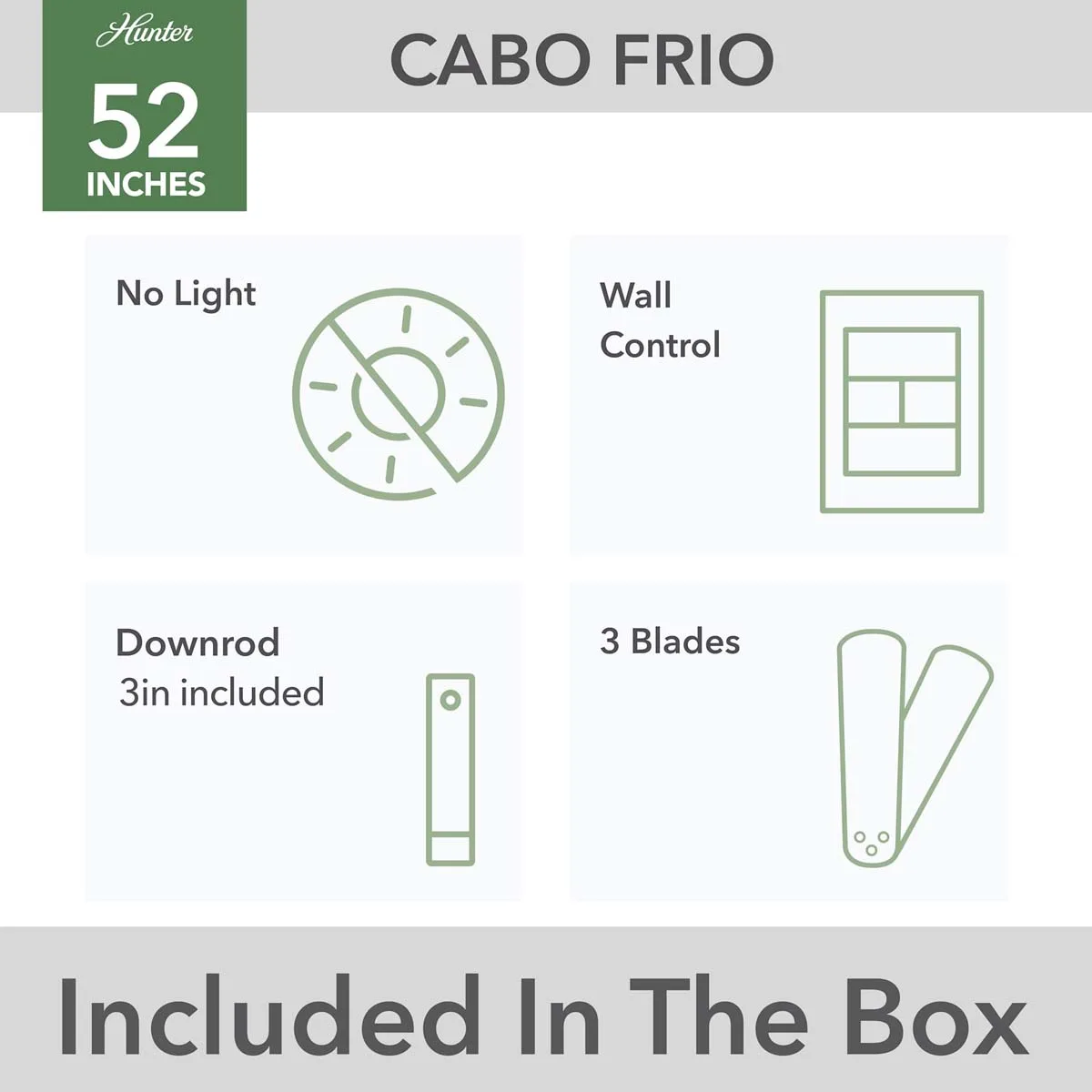 QUẠT TRẦN MỸ HUNTER CABO FRIO