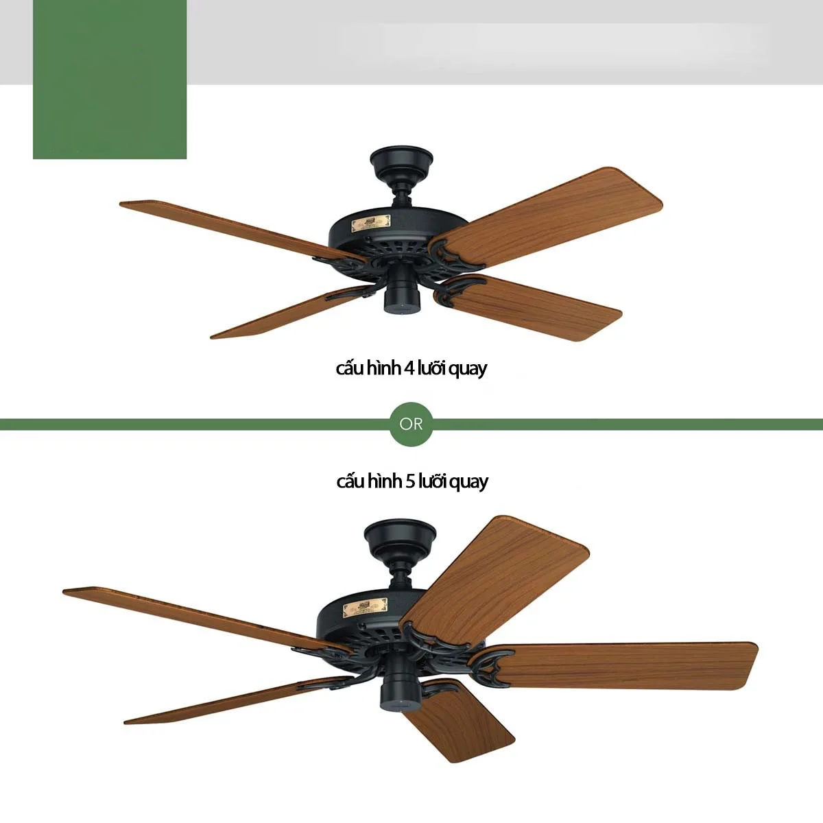 Quạt Trần Hunter Original 16 QUẠT TRẦN MỸ HUNTER ORIGINAL