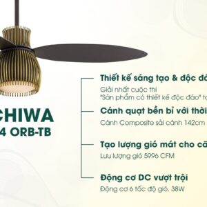 QUẠT TRẦN MINKA UCHIWA