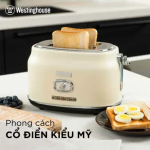 Máy Nướng Bánh Mỳ 2 Lát Westinghouse WKTT857WH
