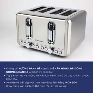 Máy Nướng Bánh Mì 4 Lát Westinghouse - WKTT010