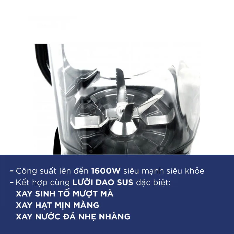 Máy Xay Sinh Tố Công Suất Lớn Westinghouse WKBE688 12 Máy Xay Sinh Tố Công Suất Lớn Westinghouse WKBE688