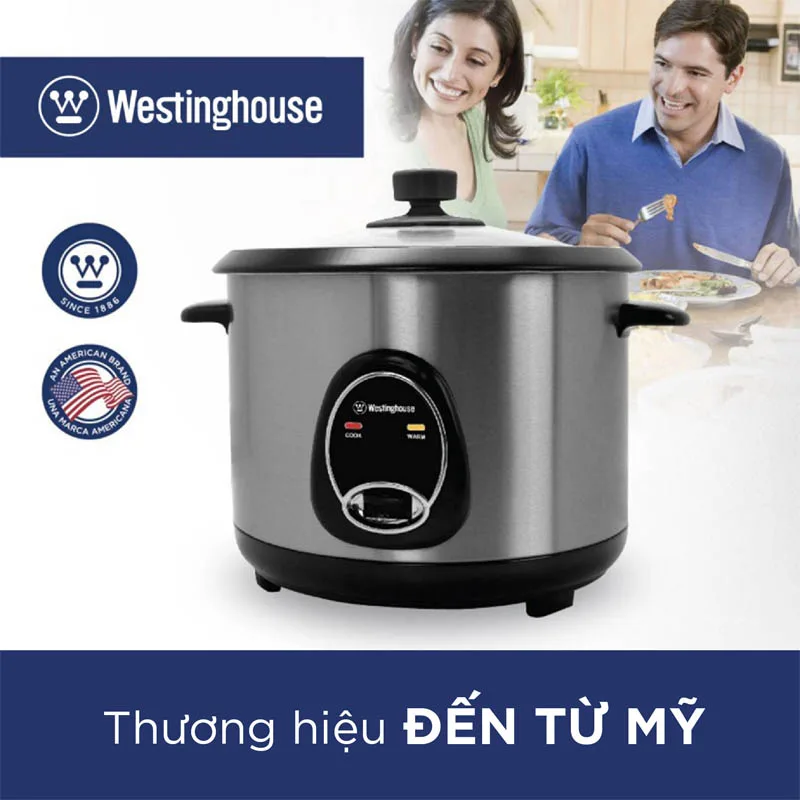 Nồi Cơm Điện Thép Không Gỉ 2.8l Westinghouse WKRC10D28 10 Nồi Cơm Điện Thép Không Gỉ 2.8l Westinghouse WKRC10D28