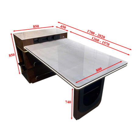 Bàn Đảo Bếp Kết Hợp Bàn Ăn Thông Minh - ANCO