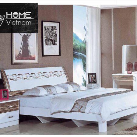 Bộ giường tủ nhập khẩu cao cấp Living Home LVH-603