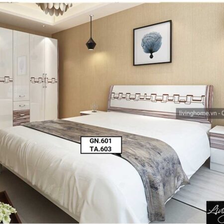 Bộ giường tủ nhập khẩu Living Home LVH-P006