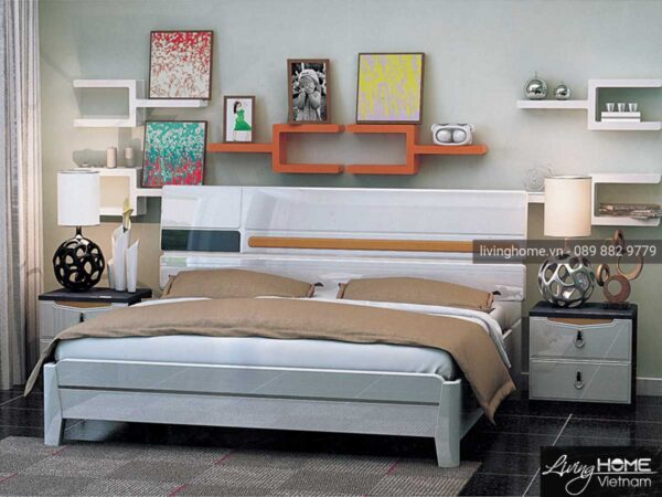 Bộ giường tủ nhập khẩu cao cấp Living Home LVH-R01