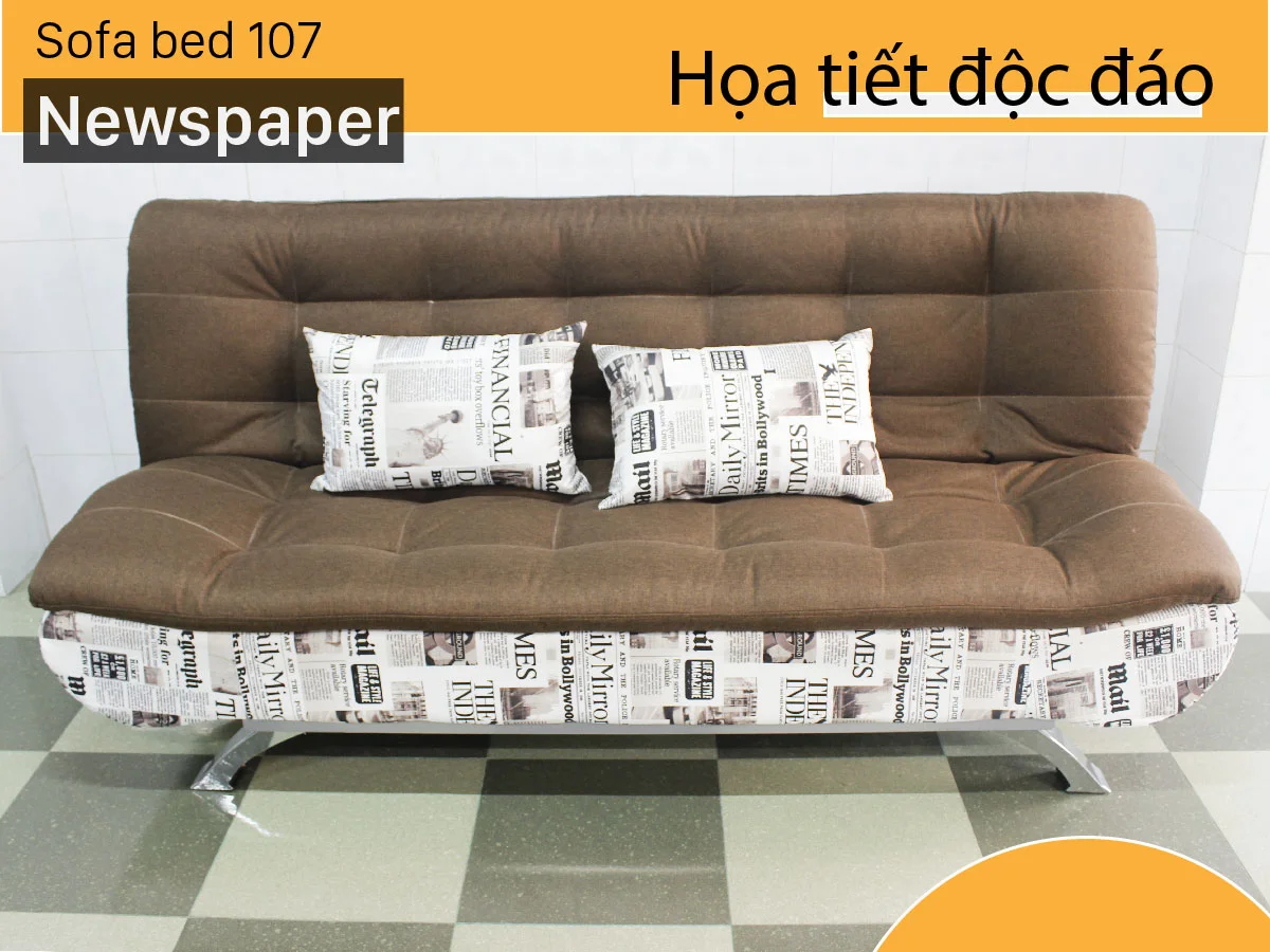 Sofa bed vải Amelia nhập khẩu nguyên chiếc 3 Sofa bed vải Amelia nhập khẩu nguyên chiếc