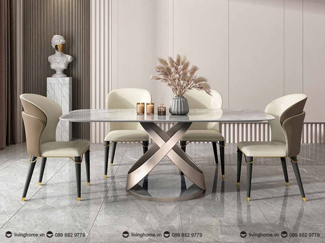 Bàn ăn nhập khẩu Adelita thiết kế vững chãi bền bỉ 3 Bàn ăn nhập khẩu Adelita