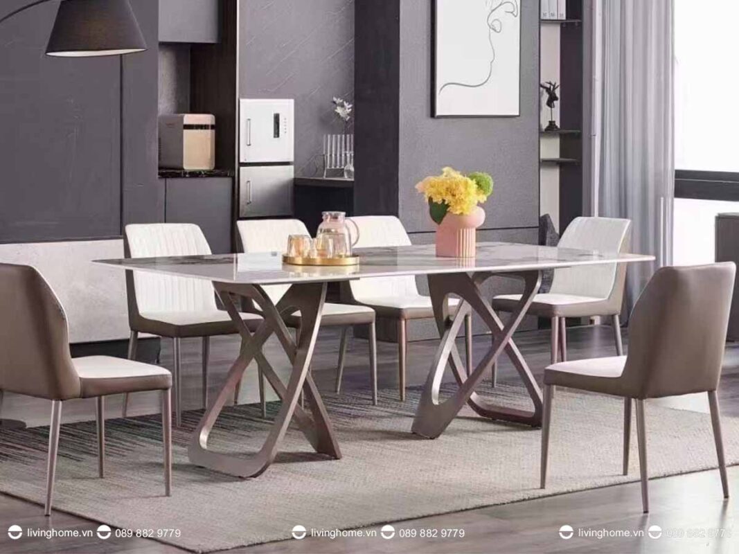 Bàn ăn nhập khẩu Jundio kiểu dáng luxury 3 Bàn ăn nhập khẩu Jundio