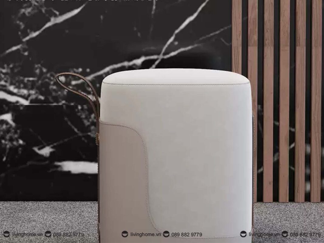 Đôn sofa tiện lợi bọc da đẹp tự nhiên 8 Đôn tiện lợi LVH - 02