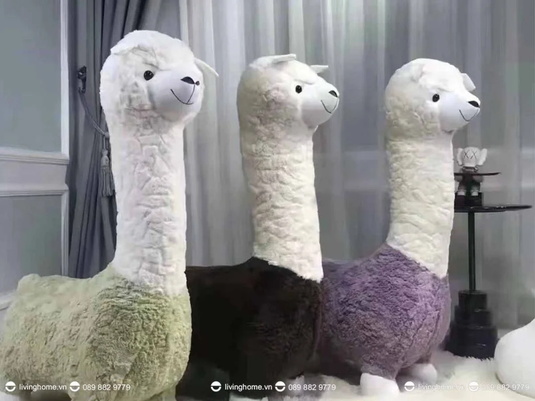 Ghế thú bông trẻ em Alpaca ngộ ngĩnh siêu thoải mái 15 Ghế thú bông trẻ em Alpaca