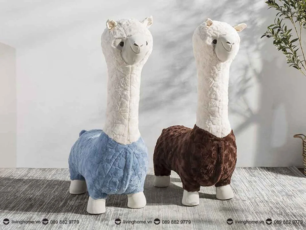 Ghế thú bông trẻ em Alpaca ngộ ngĩnh siêu thoải mái 8 Ghế thú bông trẻ em Alpaca