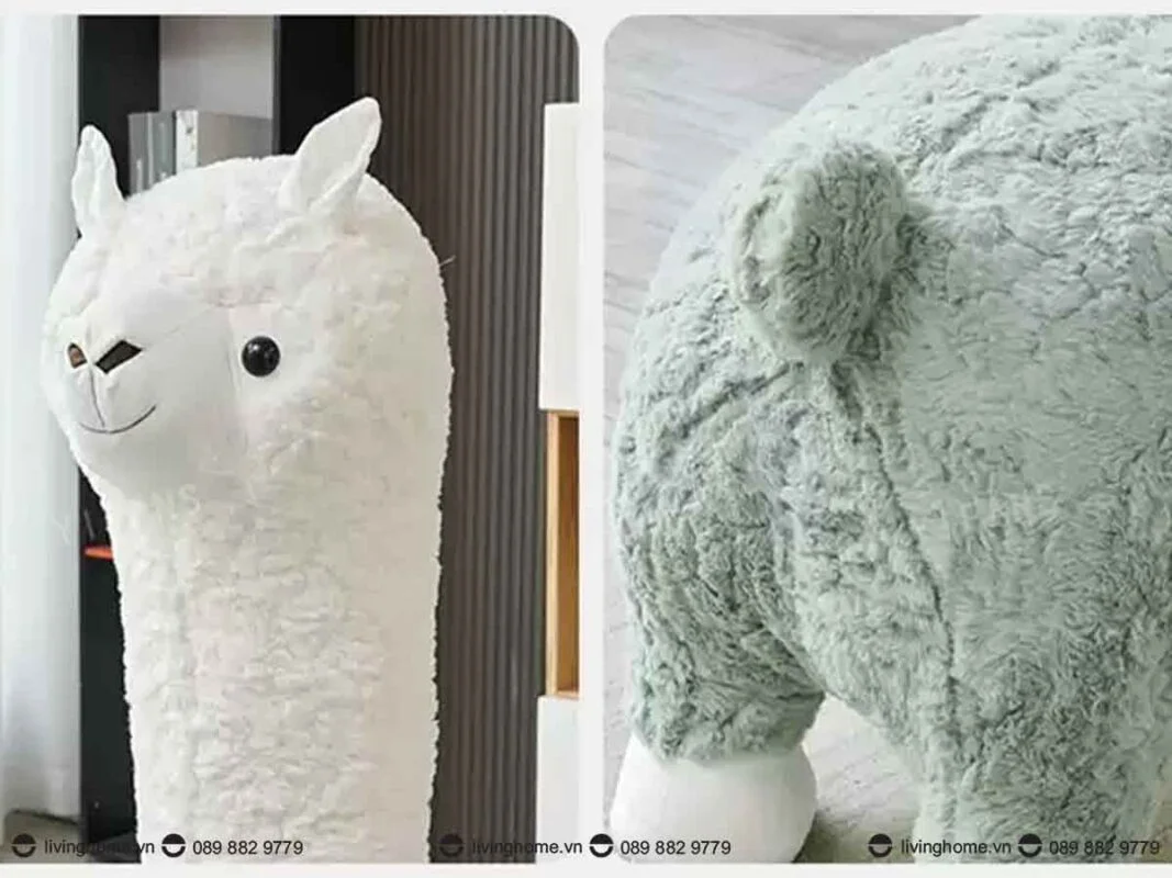 Ghế thú bông trẻ em Alpaca ngộ ngĩnh siêu thoải mái 5 Ghế thú bông trẻ em Alpaca