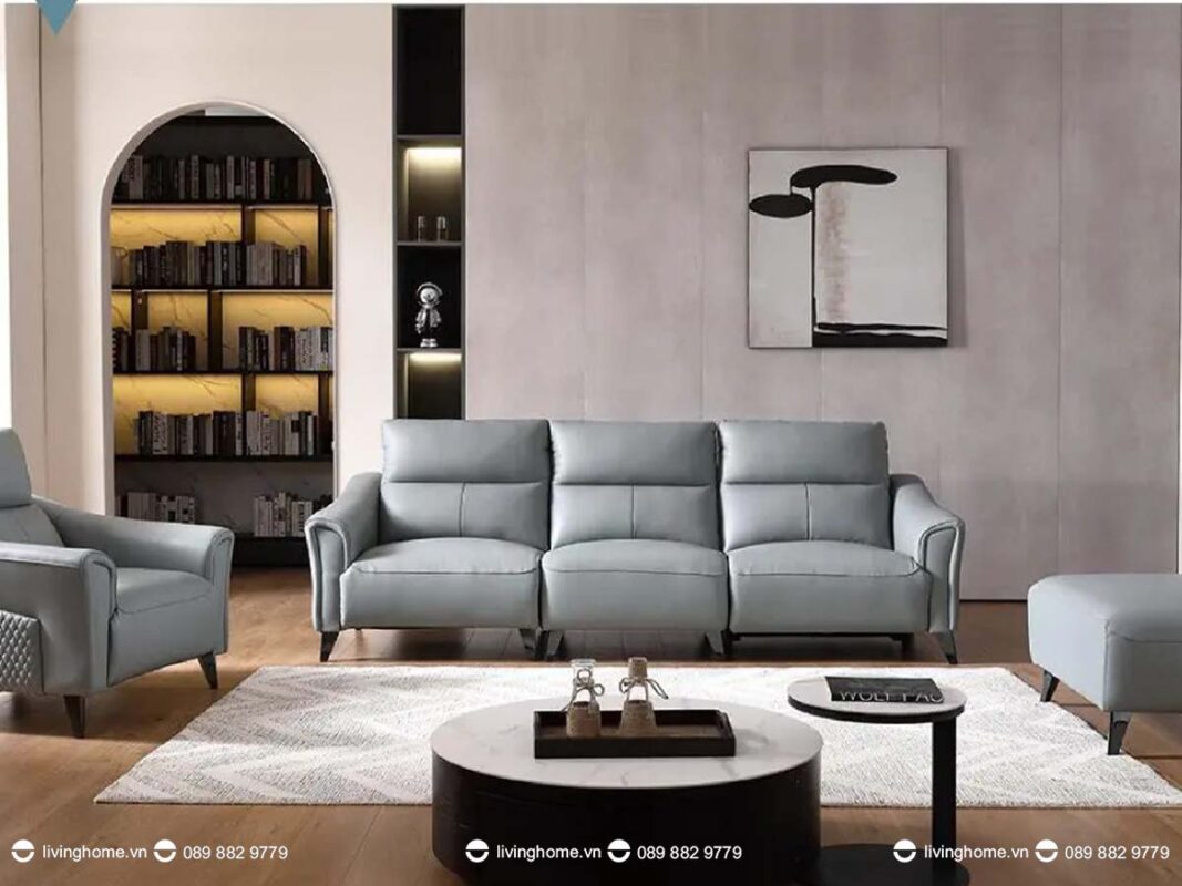 Sofa da nhập khẩu cao cấp Alisa gia công hoàn hảo 5 Sofa da nhập khẩu cao cấp Alisa