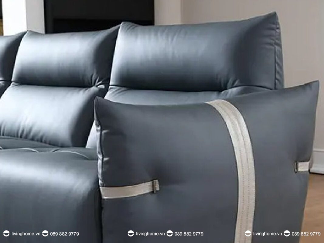 Sofa da nhập khẩu cao cấp Alise nhỏ gọn sang trọng 7 Sofa da nhập khẩu cao cấp Alise