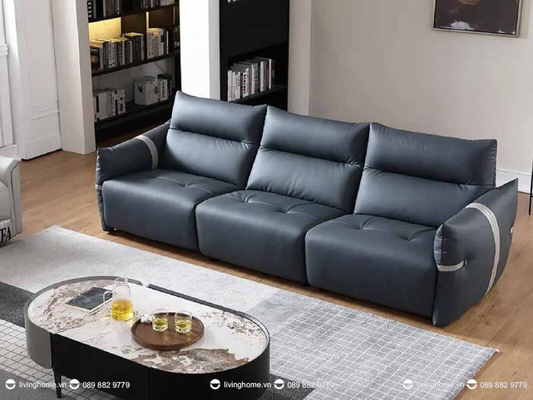 Sofa da nhập khẩu cao cấp Alise nhỏ gọn sang trọng 4 Sofa da nhập khẩu cao cấp Alise