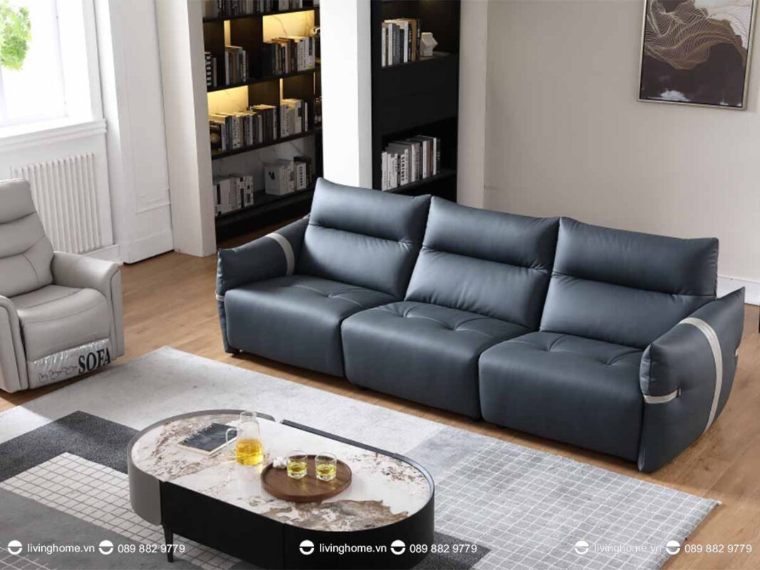 Sofa da nhập khẩu cao cấp Alise nhỏ gọn sang trọng 3 Sofa da nhập khẩu cao cấp Alise